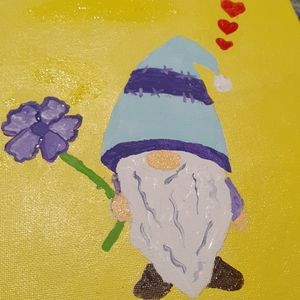 Gnome painting